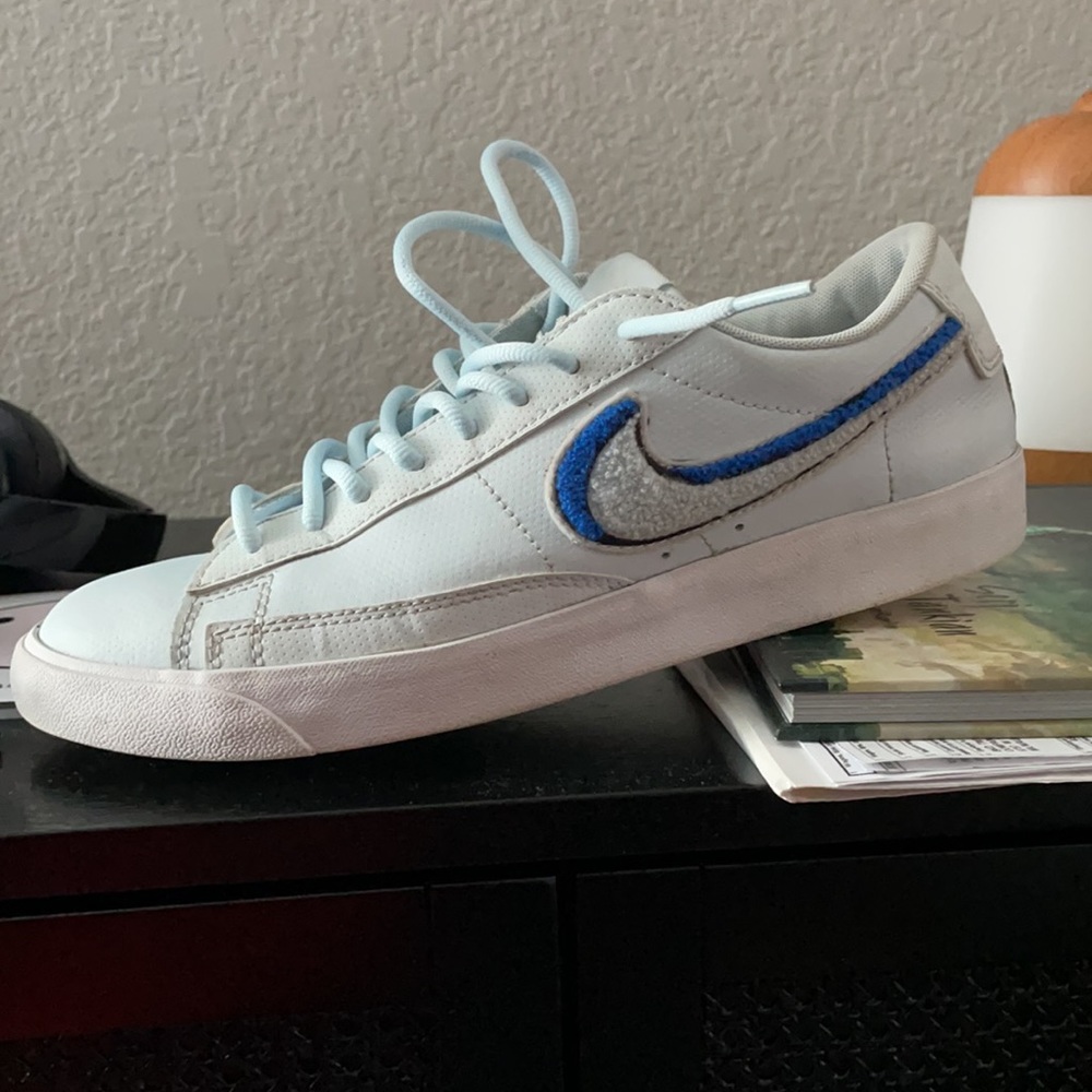 Nike blazer low ice blue 3D size 8 - Picture 3 of 3